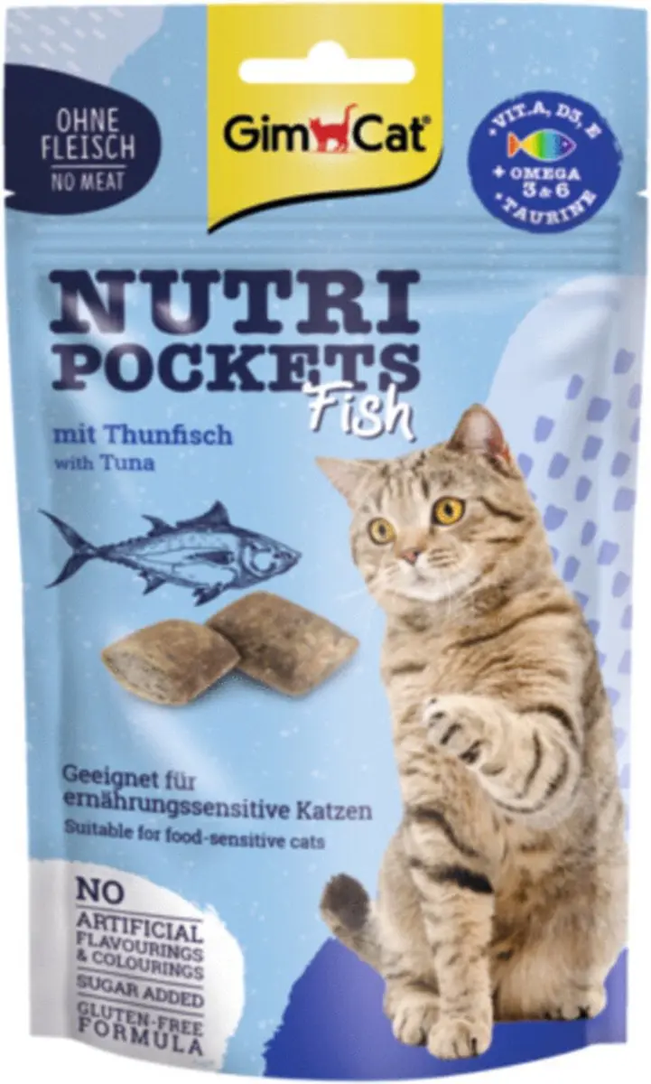 GimCat Nutri Pockets Tonijn 60g