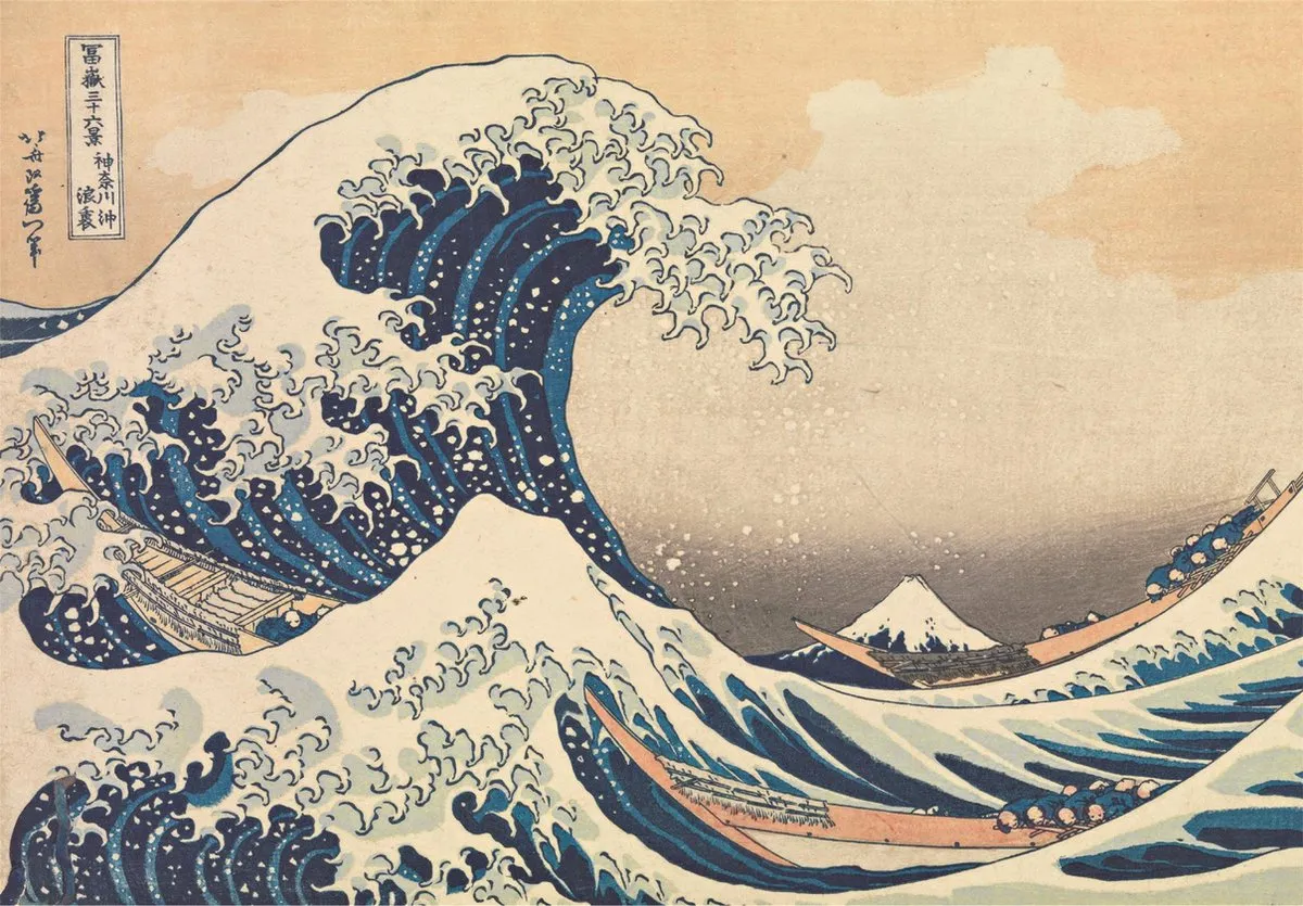 Clementoni La Grande Onda Hokusai Puzzel 1000 Stuks - Meerkleurig