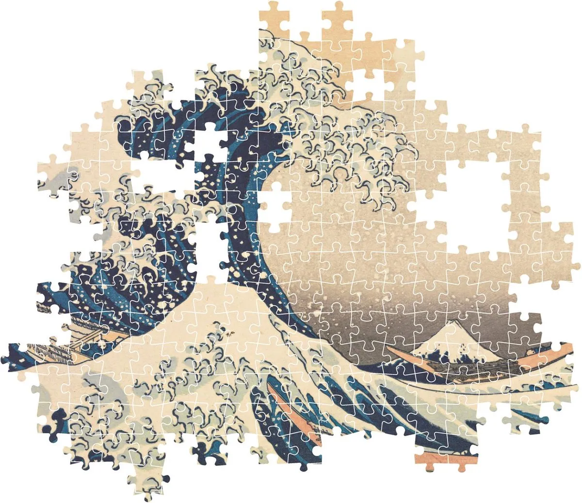 Clementoni La Grande Onda Hokusai Puzzel 1000 Stuks - Meerkleurig