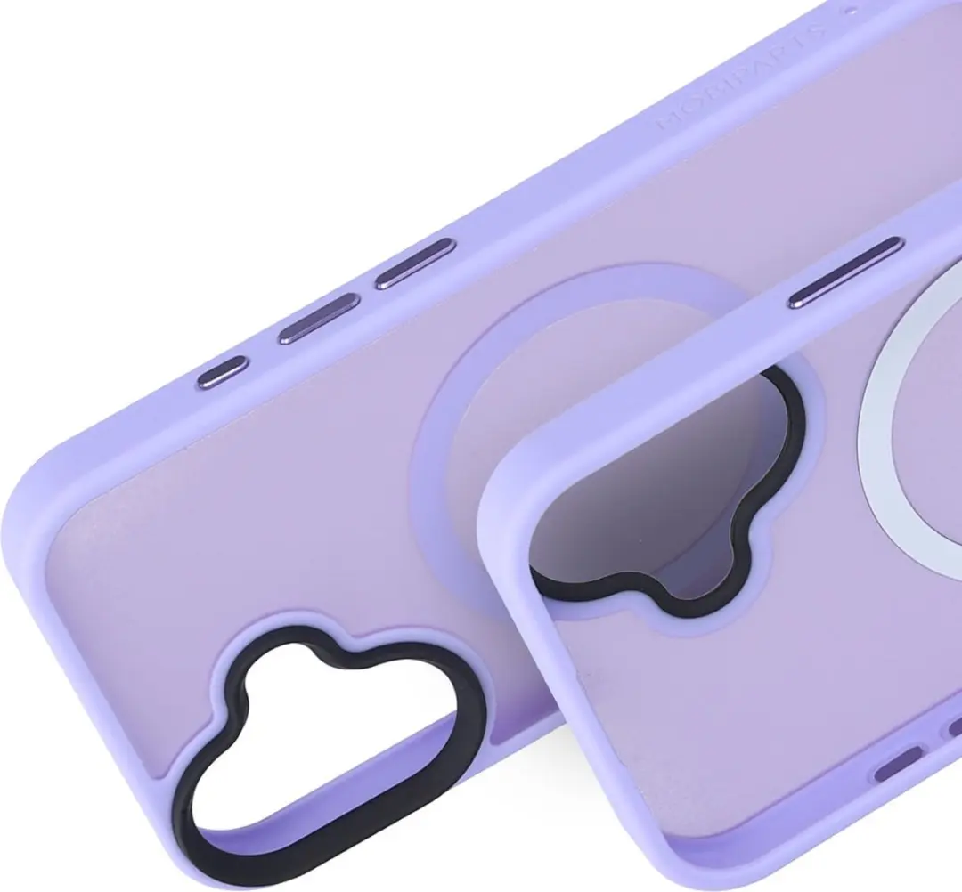 Mobiparts Hoesje iPhone 16 Hardcover MagSafe Roze Paars - MP-127217