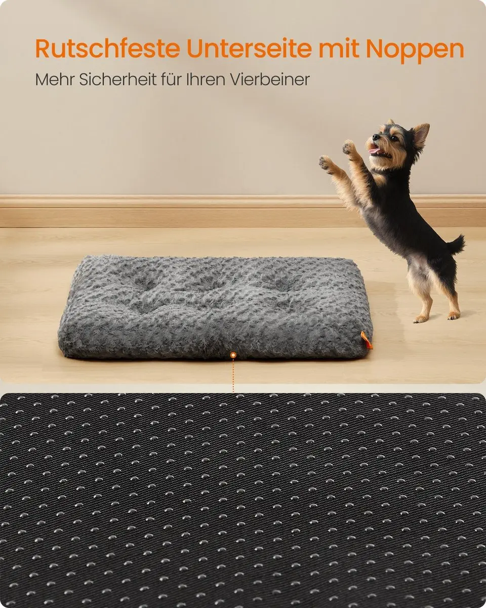 Songmics Hondenbed 80x50cm - Leigrijs