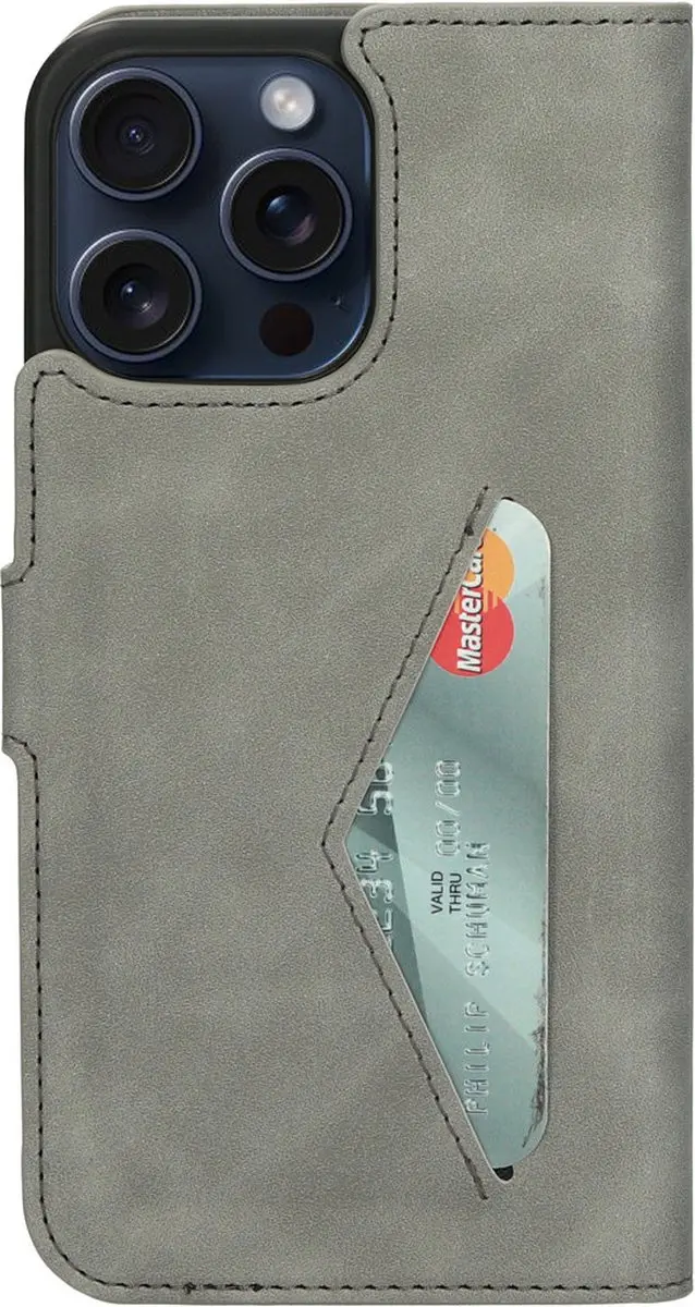 Mobiparts MP-124388 Hoesje iPhone 15 Pro Max - Grijs