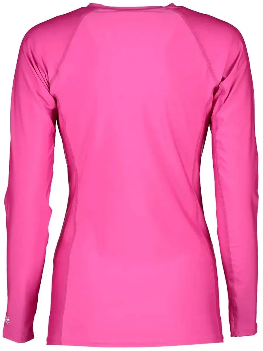 O'Neill Basic Skins L/S Crew Surfshirt - Maat L - Roze/Wit