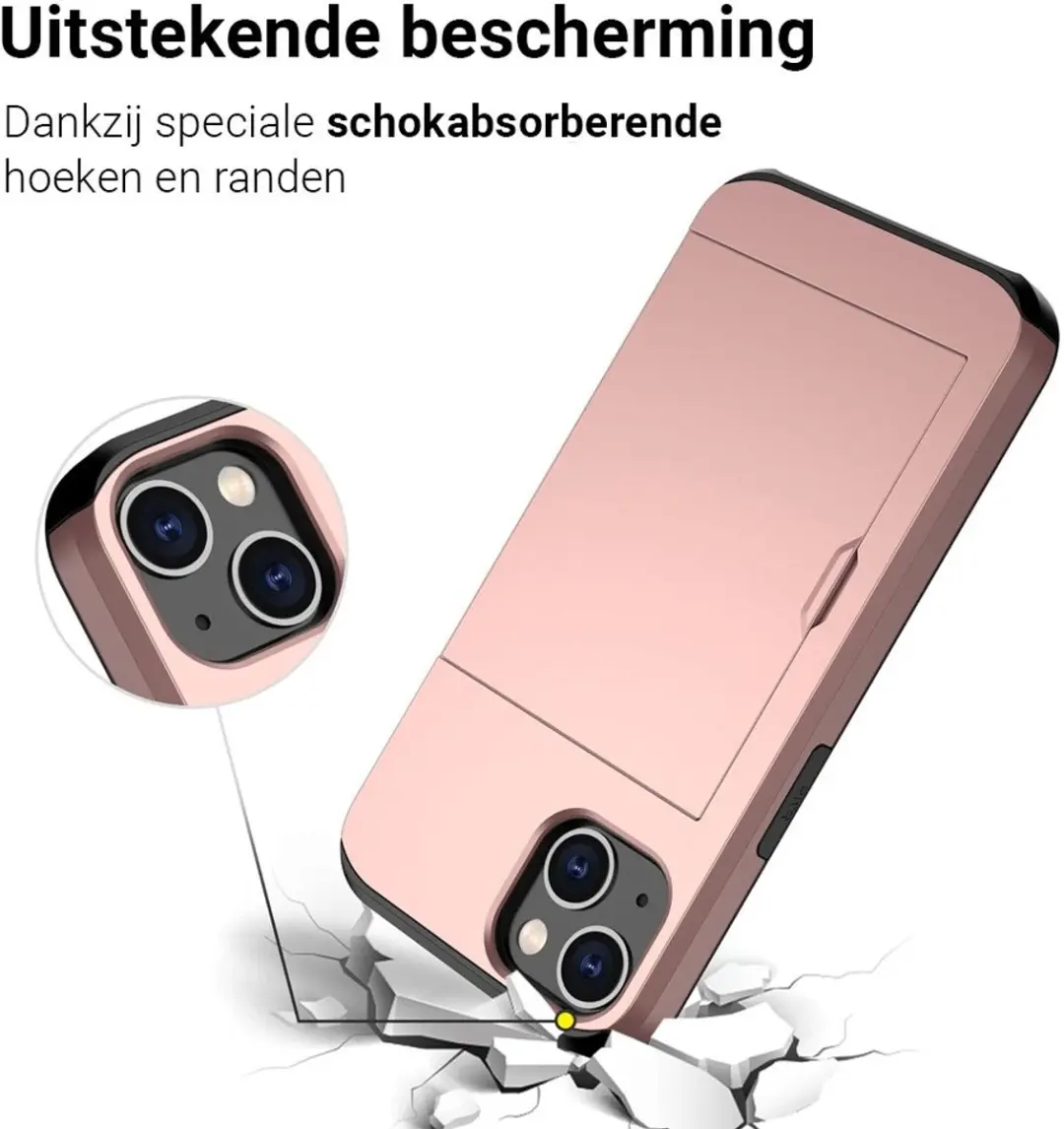 MobiQ iPhone 15 Pashoesje - Roze - MPN 13-02660