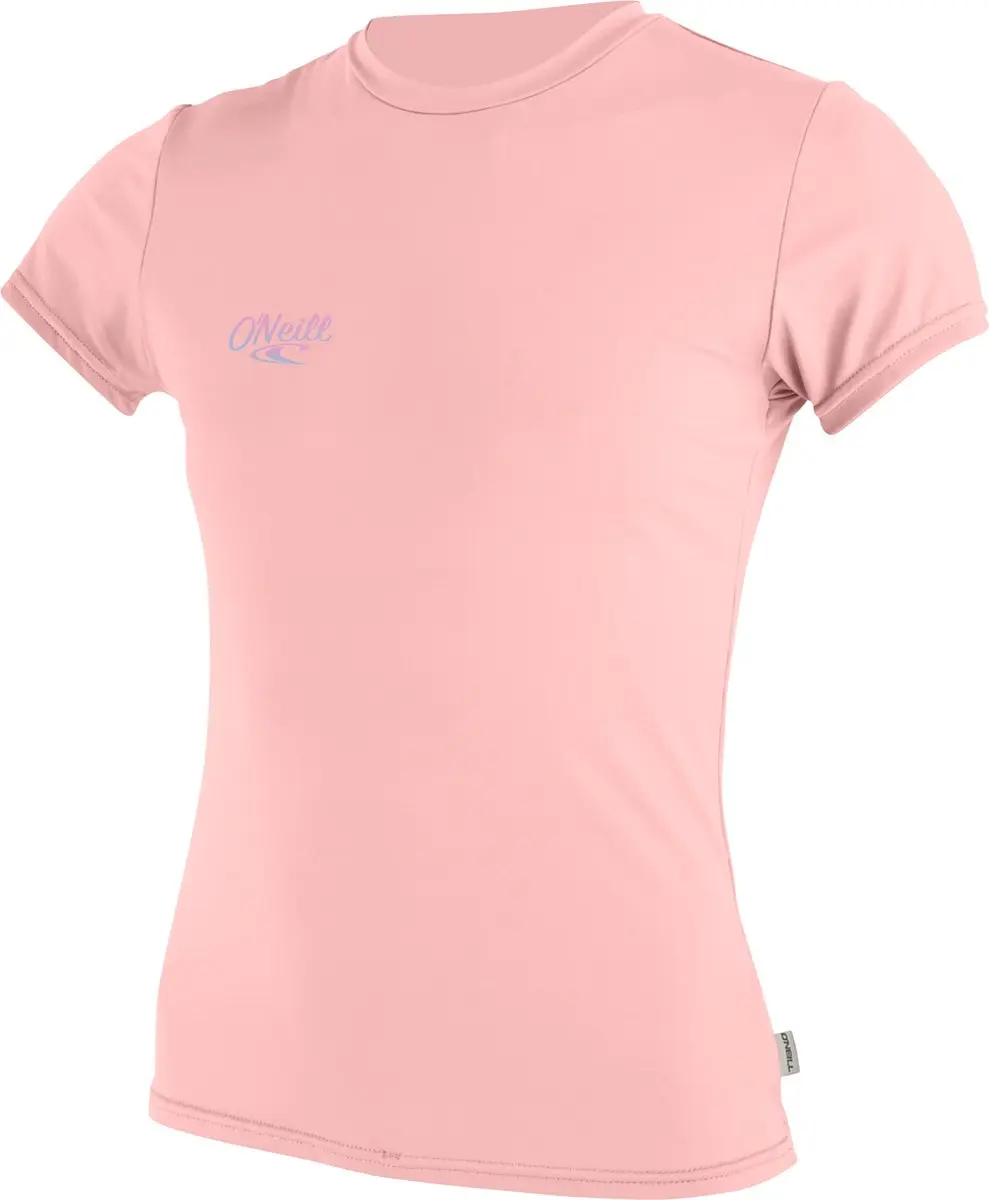 O'Neill Girls Premium Skins Short Sleeve Sun Rash Tee - Peon