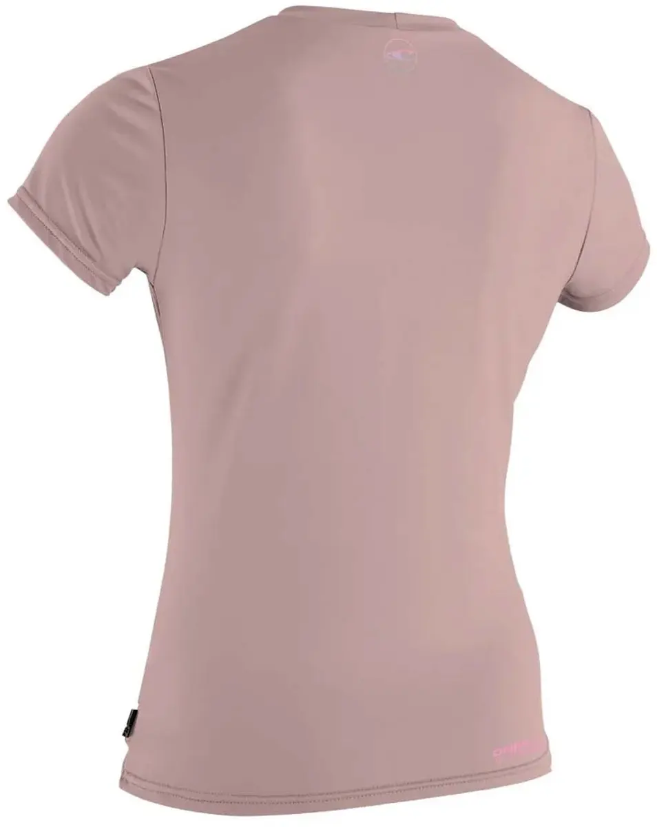 O'Neill Girls Premium Skins Short Sleeve Sun Rash Tee - Peon