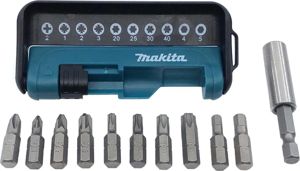 Makita D-65006 Bitset 11-delig - Kunststof/Hout