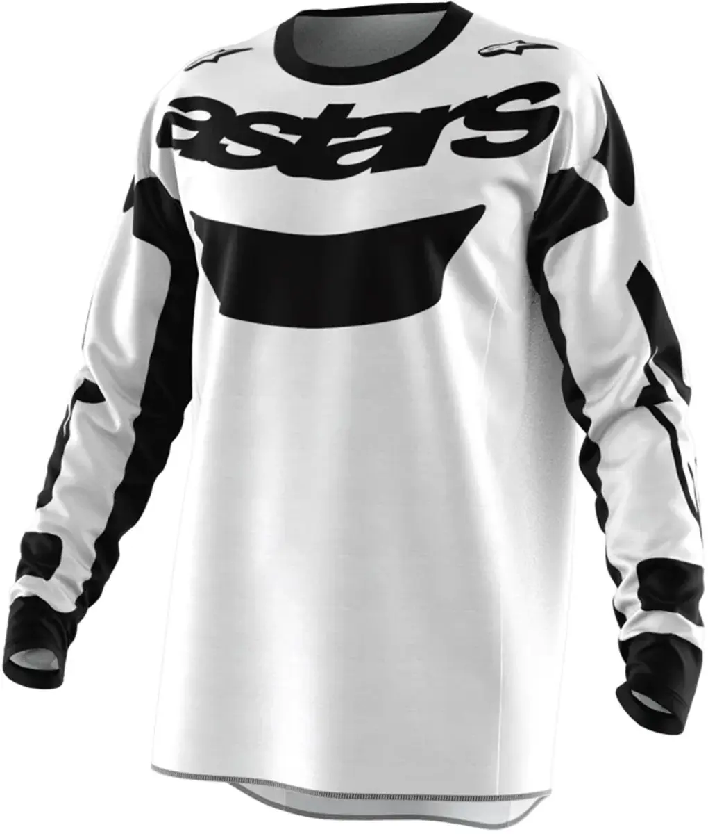 Alpinestars Racer Riway Motorcross Trui - L - Wit/Zwart