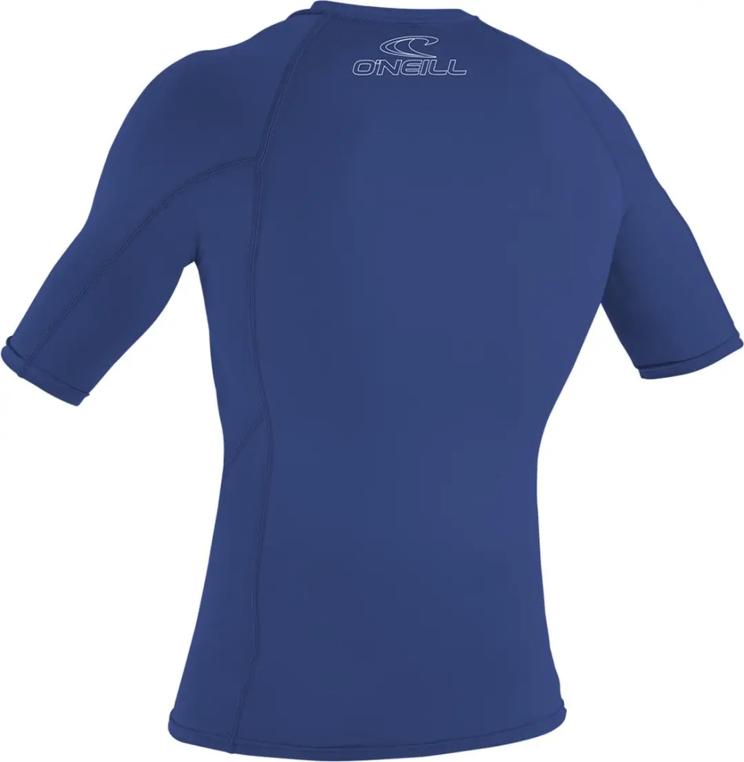 O'Neill Basic Skins S/S Crew Surfshirt - L - Blauw/Wit