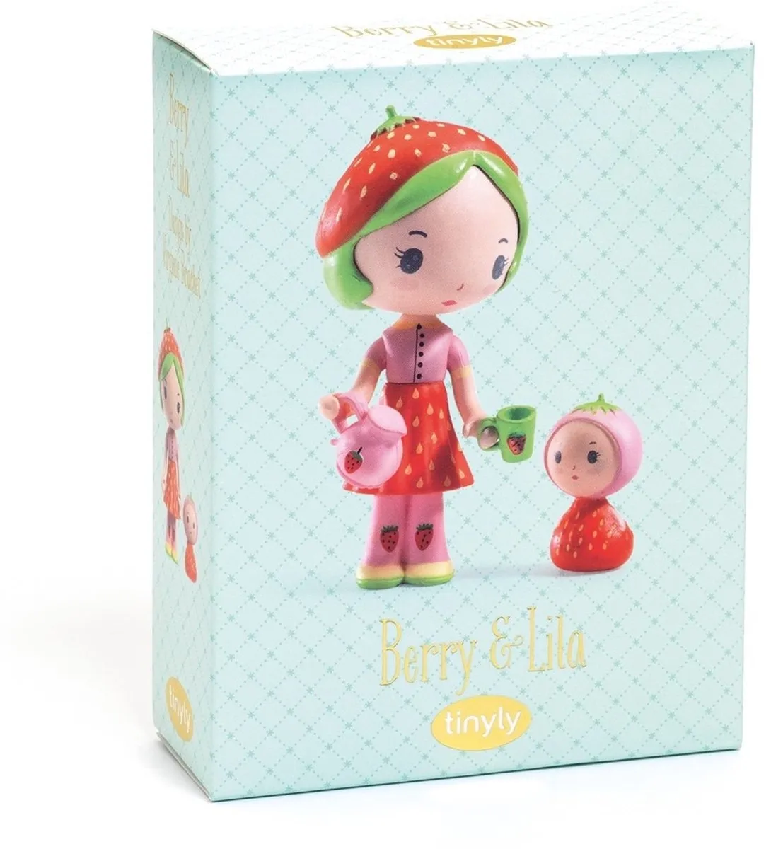 Djeco Tinyly Speelfiguur Berry & Lila DJ06943 - Meerkleurig - afbeelding 2 van 2