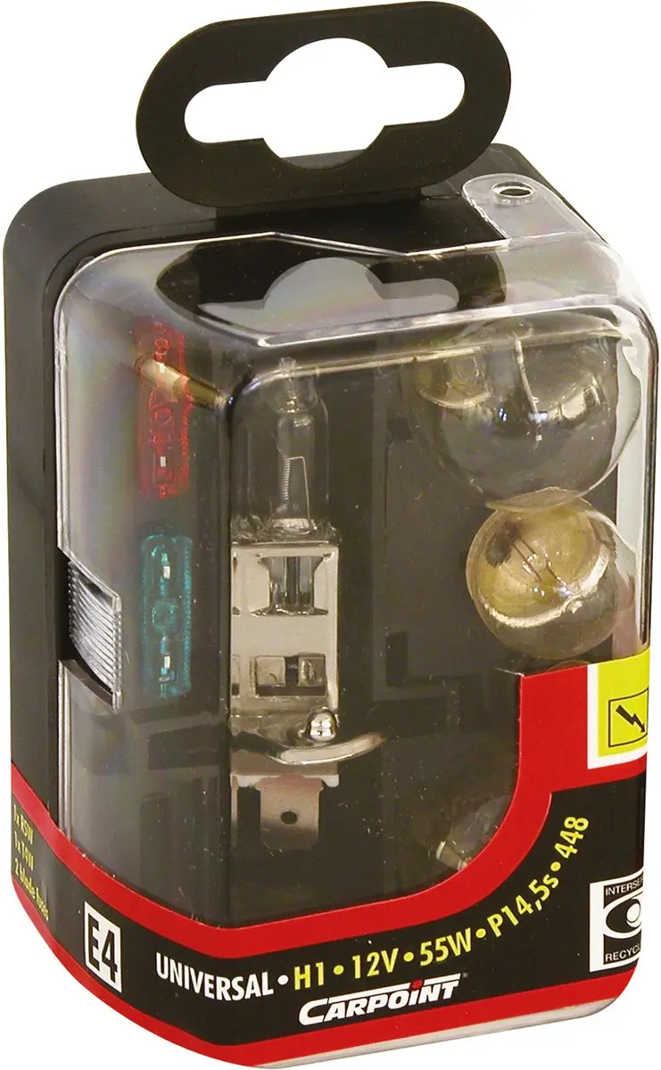 Carpoint Reserveset H1 12V Gloeilampen