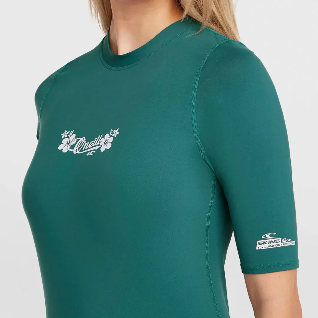 O'Neill Surfshirt Vrouwen - Maat S - Groen/Blauw