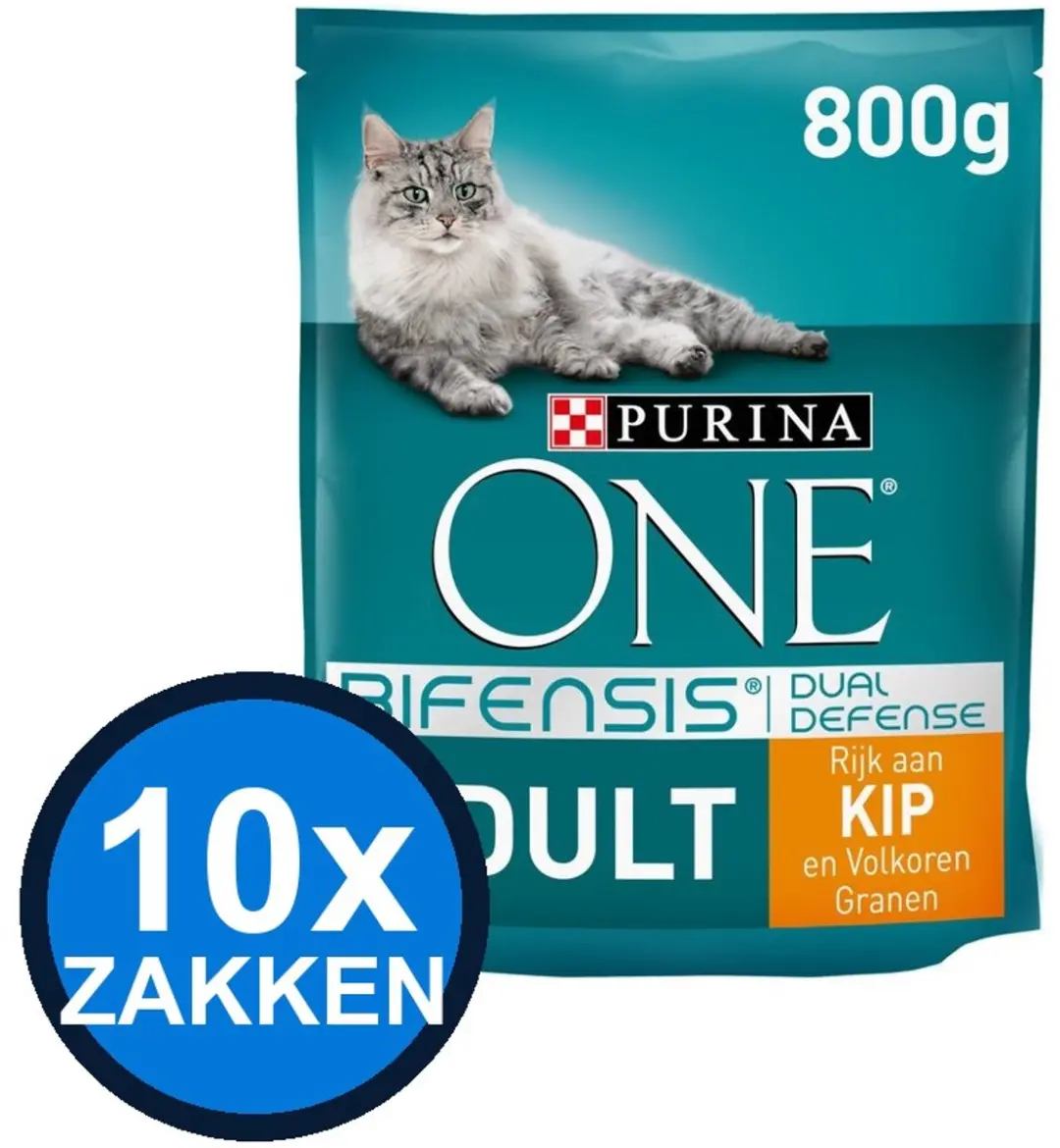 Purina ONE Adult Kip Kattenvoer Droogvoer 800g