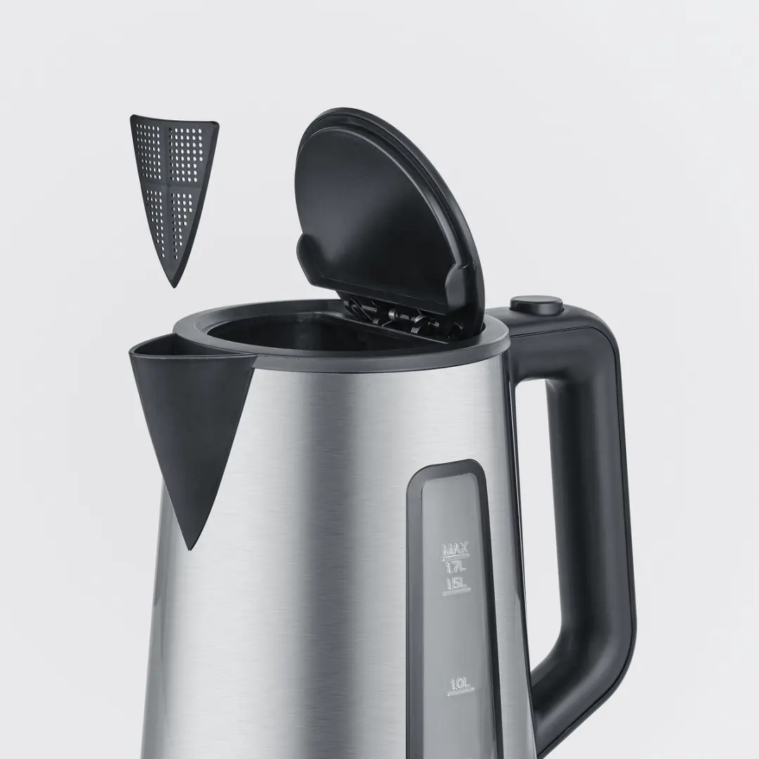 Severin WK 9372 Waterkoker 1,7L 2200W - RVS/Zwart