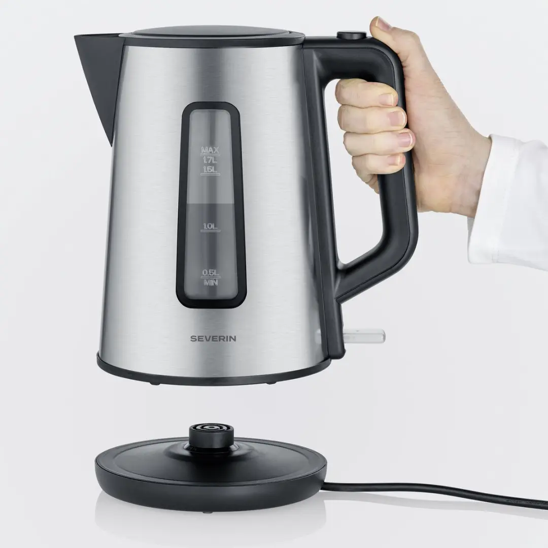 Severin WK 9372 Waterkoker 1,7L 2200W - RVS/Zwart