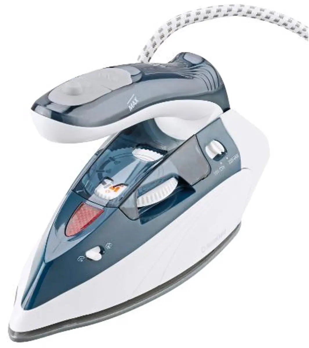 Silvercrest Reis Stoomstrijkijzer 1000W - 80ml Wit/Blauw