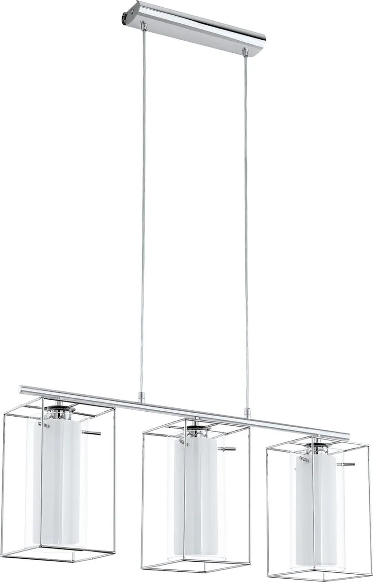 Eglo Vintage Loncino 1 Hanglamp - 3 Lichts - 745mm - Chroom