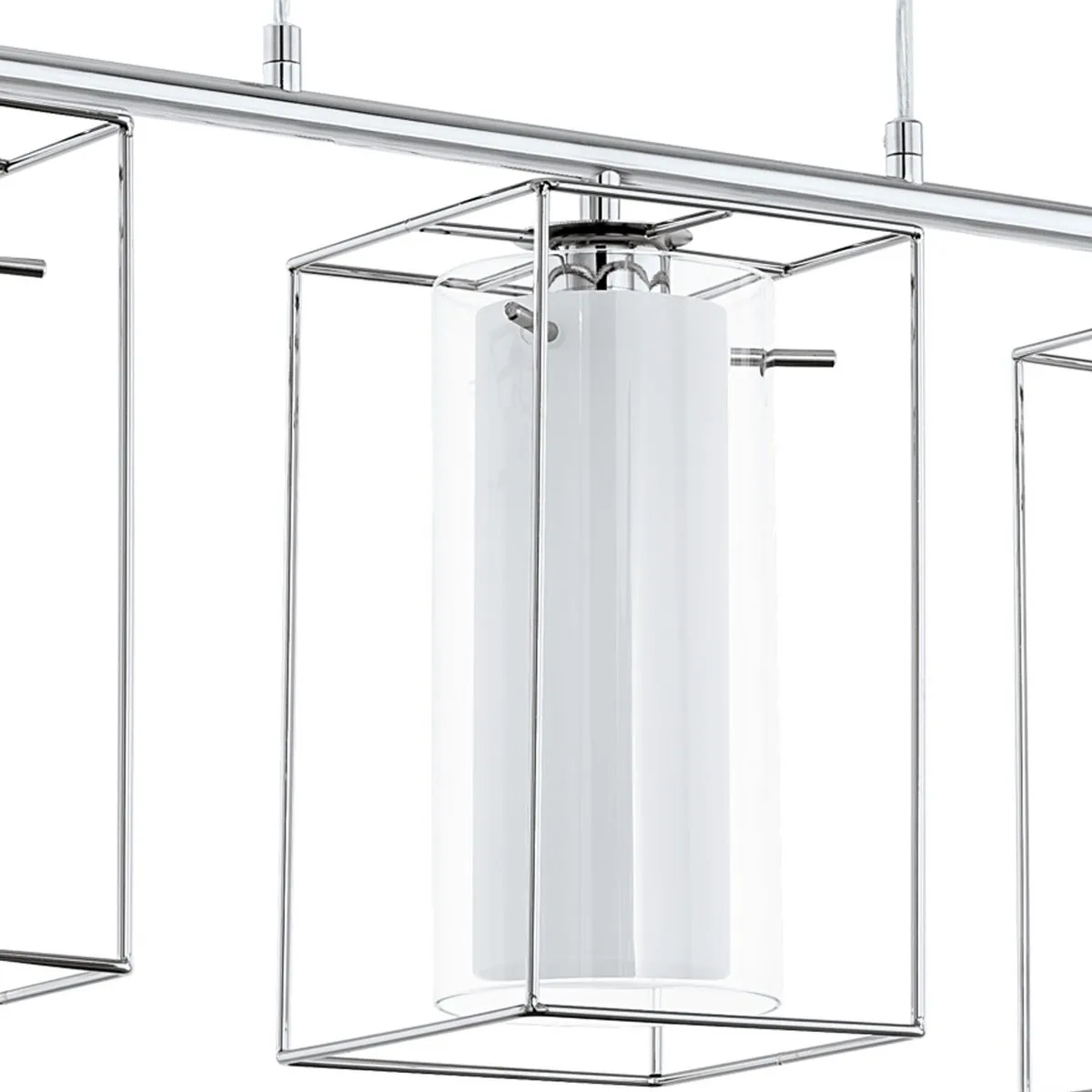 Eglo Vintage Loncino 1 Hanglamp - 3 Lichts - 745mm - Chroom