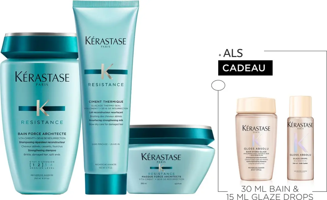 Kérastase Résistance Trio + Gloss Absolu