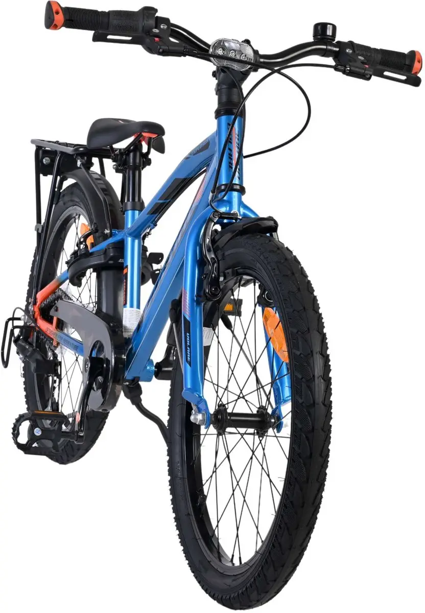 Volare Explorer Kinderfiets 20" - 7 Versnellingen - Blauw/Oranje
