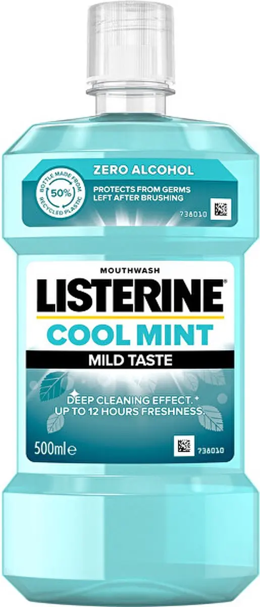 Listerine Alcoholvrij Mondwater Coolmint Mild 250ml