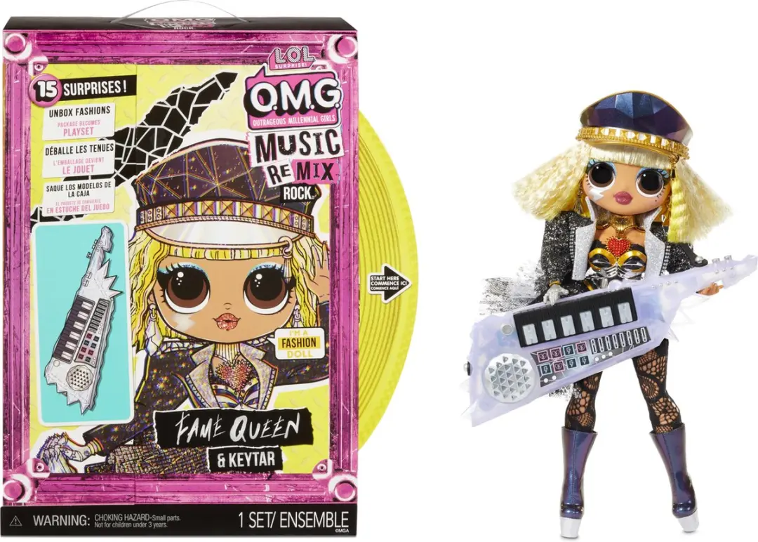 LOL! Surprise! OMG Remix Rock Fame Queen Modepop