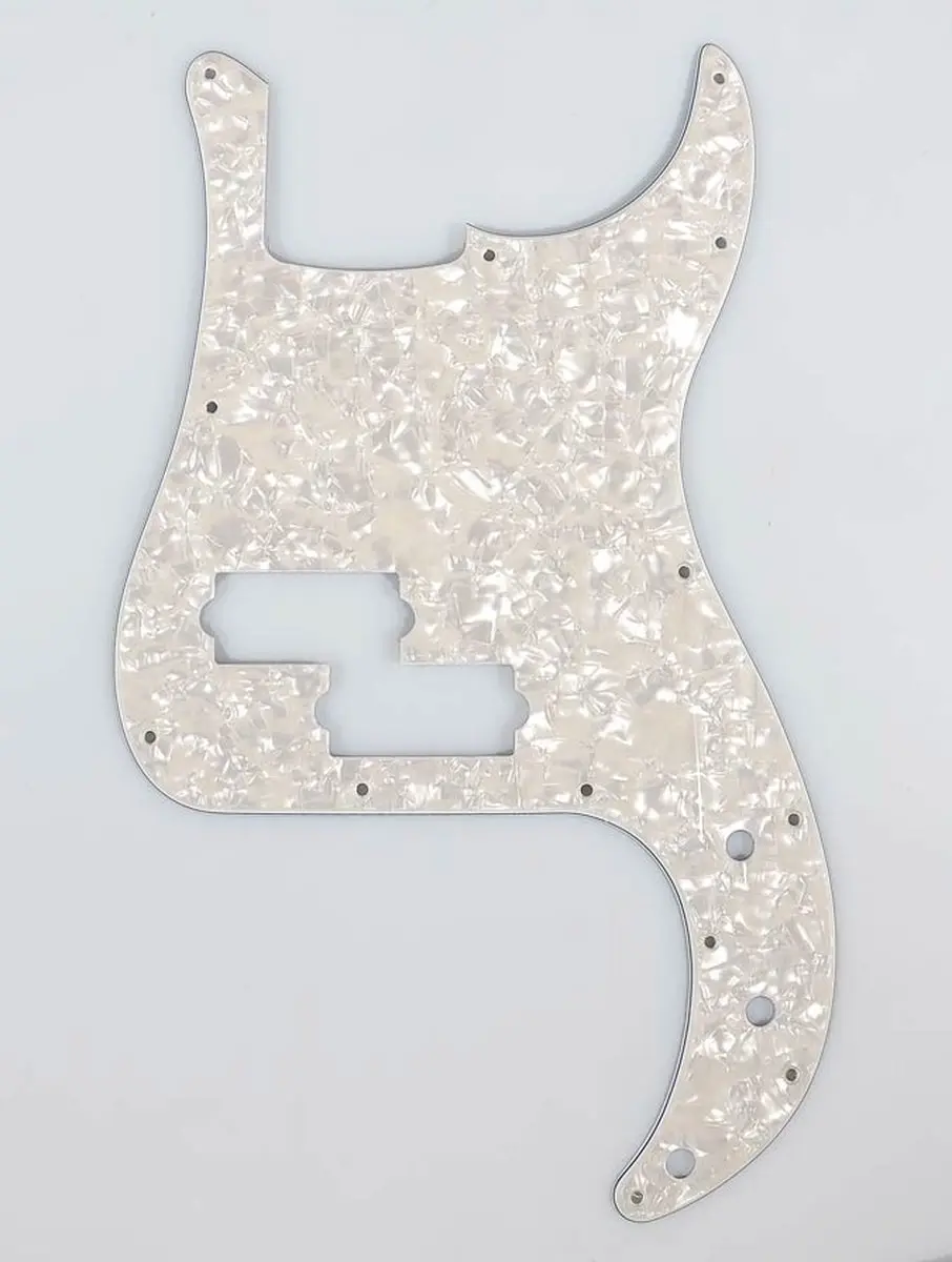 Fender Standard Precision Bass Pickguard 4-laags Wit - afbeelding 2 van 2