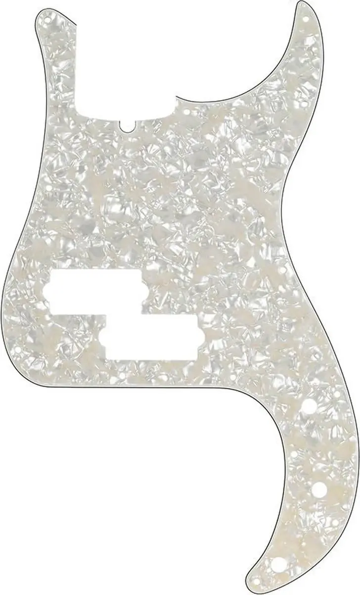 Fender Standard Precision Bass Pickguard 4-laags Wit