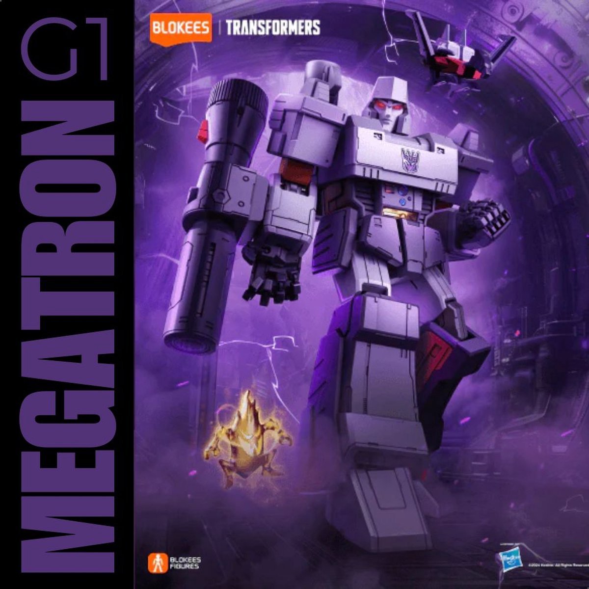 Blokees - Transformers G1 Megatron Action Figure Edition | Age of the Primes | Decepticons modelbouw | Action figure model kit | Speelgoed robot bouwpakketten voor volwassenen & kinderen | War for Cybertron