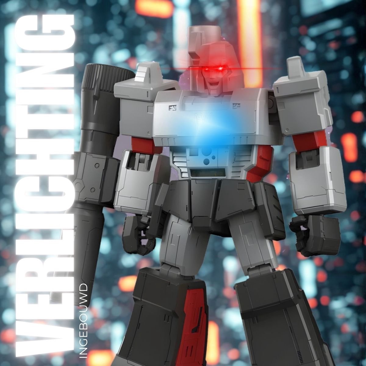 Blokees - Transformers G1 Megatron Action Figure Edition | Age of the Primes | Decepticons modelbouw | Action figure model kit | Speelgoed robot bouwpakketten voor volwassenen & kinderen | War for Cybertron