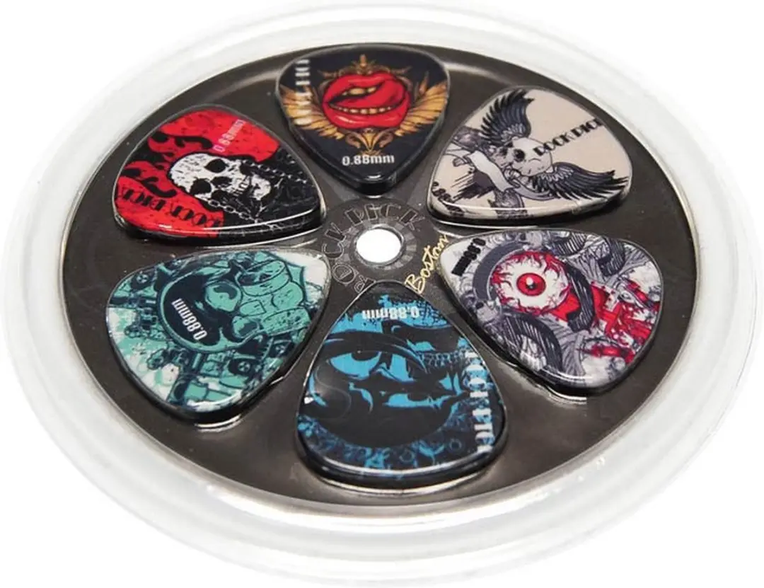 Boston BRP6-088 Plectrumset Celluloid 0.88mm - 6 Stuks