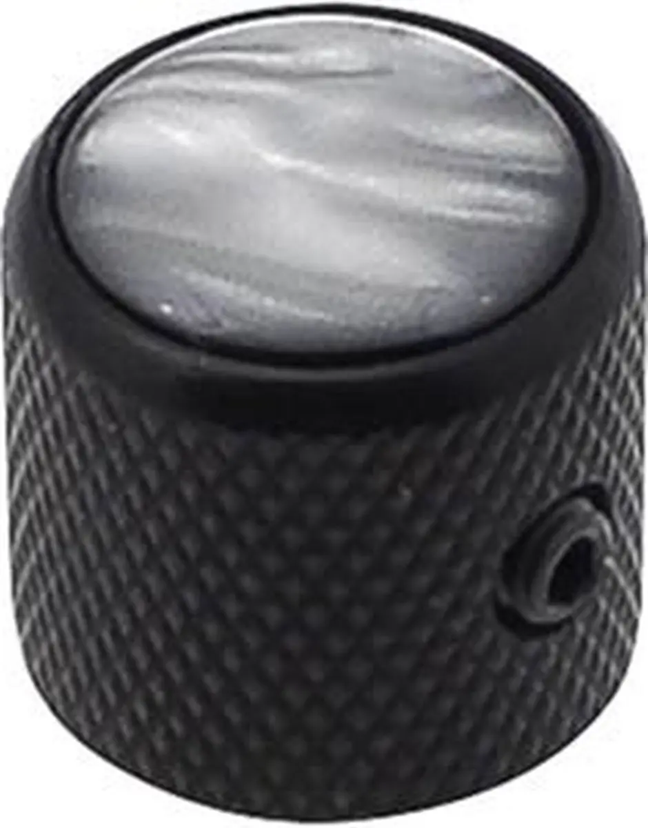 Boston KB-239 Dome Knop met Zwarte Parel Inleg