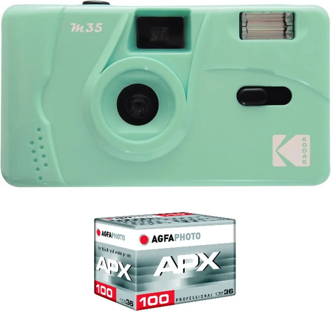Kodak M35 Analoge Camera - Mint Groen - 35mm
