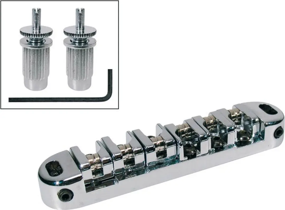 Boston B-200-C Chroom Roller Bridge voor E-gitaar