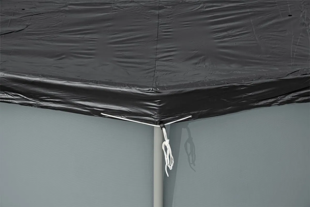Bestway Afdekzeil Ovaal 58425 - 427x250cm Zwart