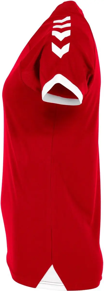 Hummel Fyn Shirt Dames - Rood/Wit M