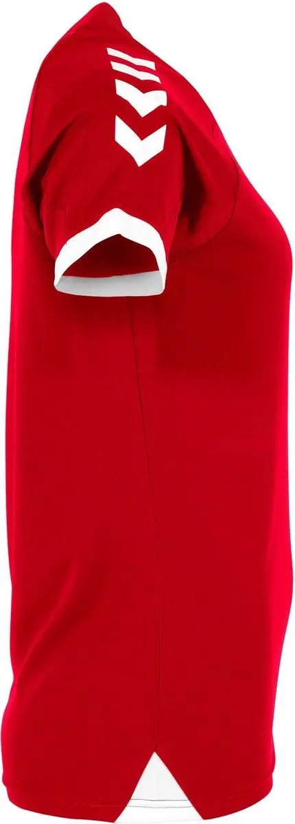 Hummel Fyn Shirt Dames - Rood/Wit M