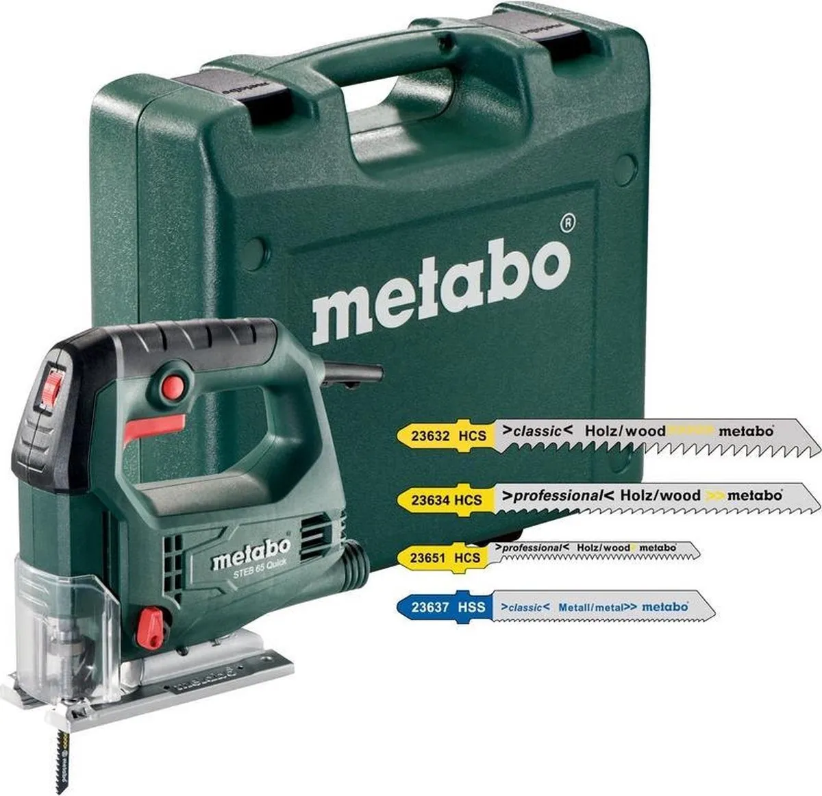 Metabo STEB 65 QUICK SET Decoupeerzaag - 450W - 20 Zaagbladen