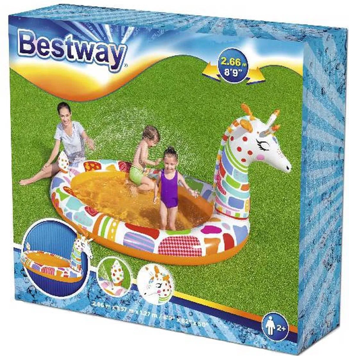 Bestway Spraypool 53089 - 220L Meerkleurig - afbeelding 5 van 6