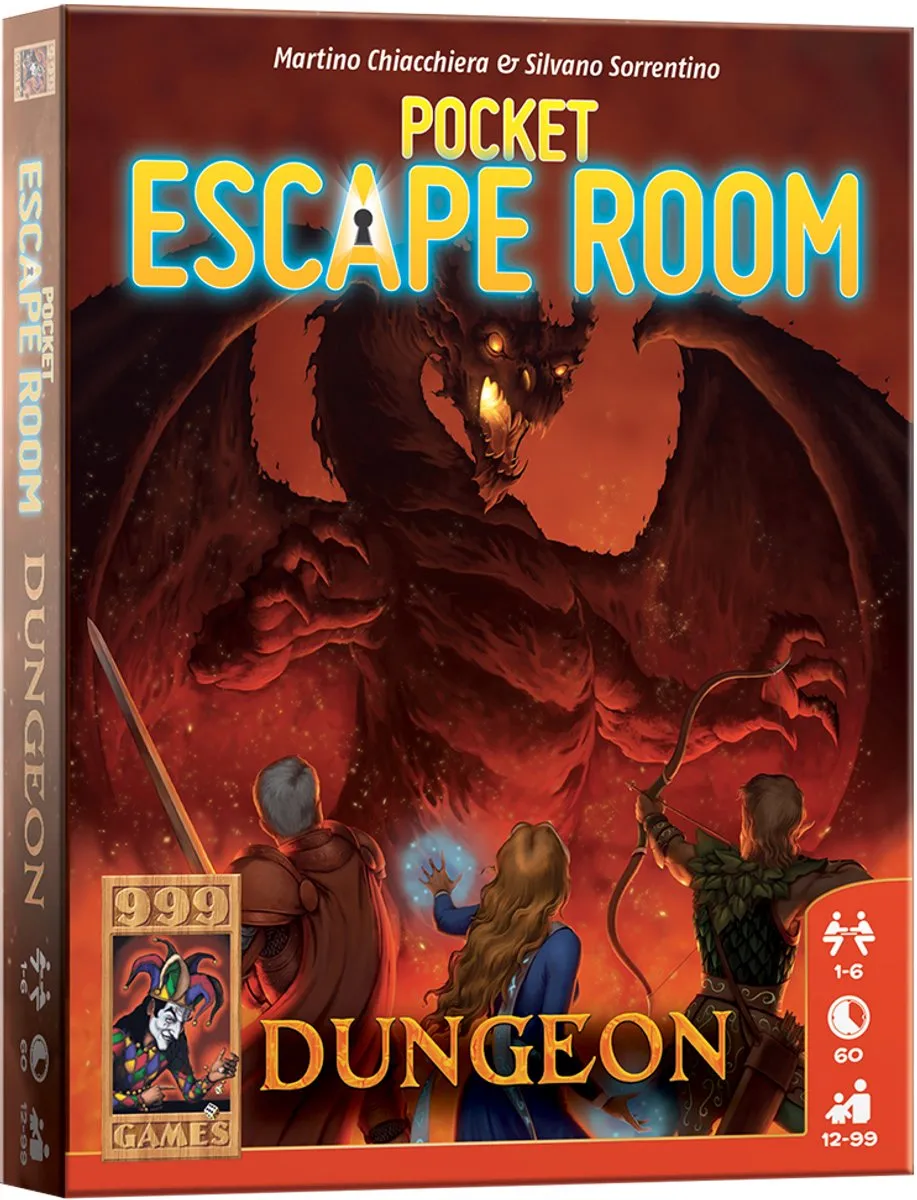 999 Games Pocket Escape Room Dungeon Breinbreker - 6 Spelers