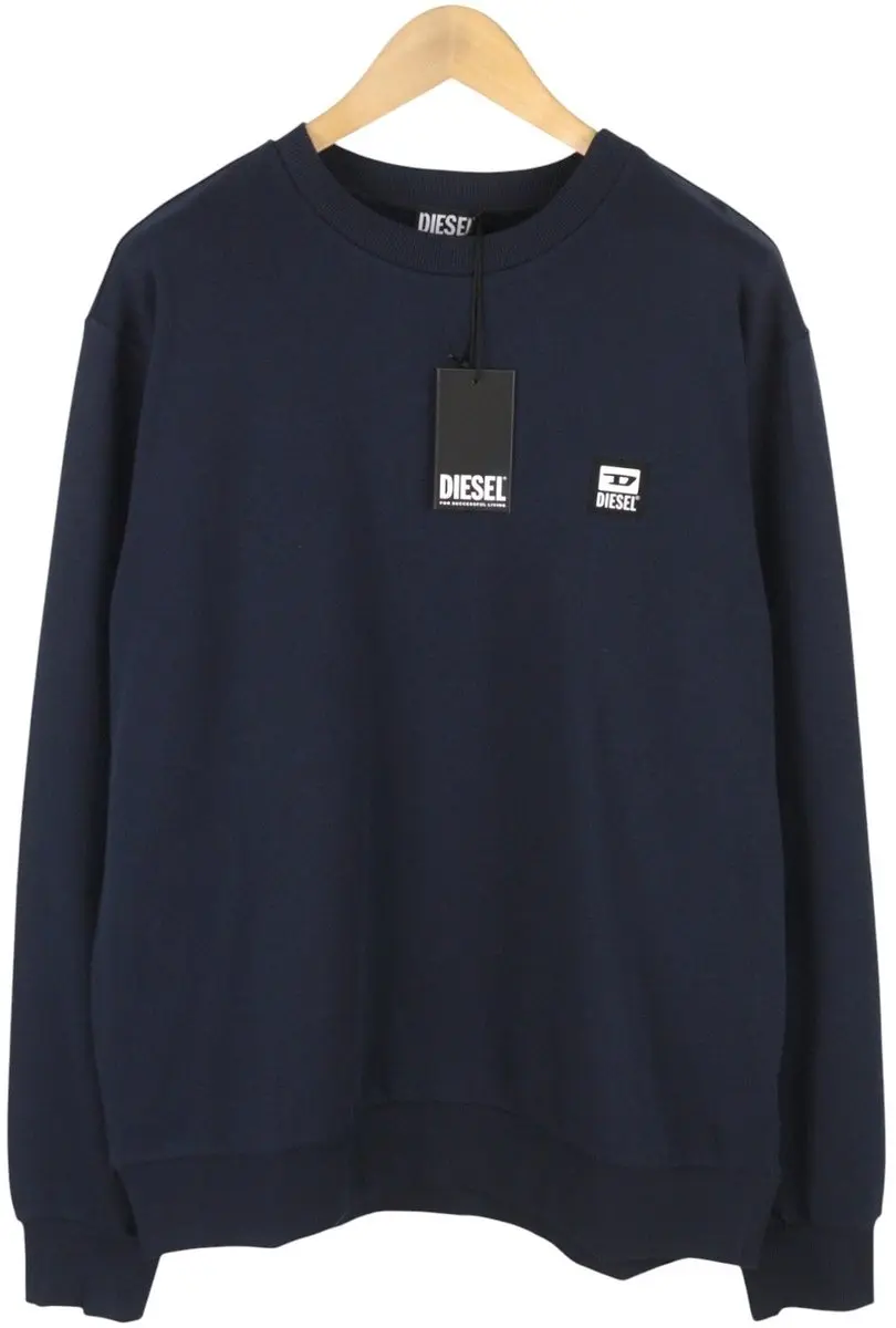 Diesel S-girk-k12 Heren Sweatshirt - XXL - Donkerblauw