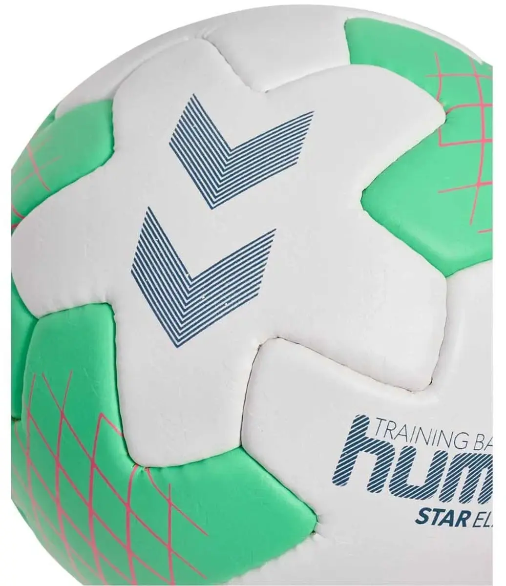 Hummel Hmlstar Elite HB 229170 Handbal - Off White/Green/Red - Maat 2 - afbeelding 6 van 6