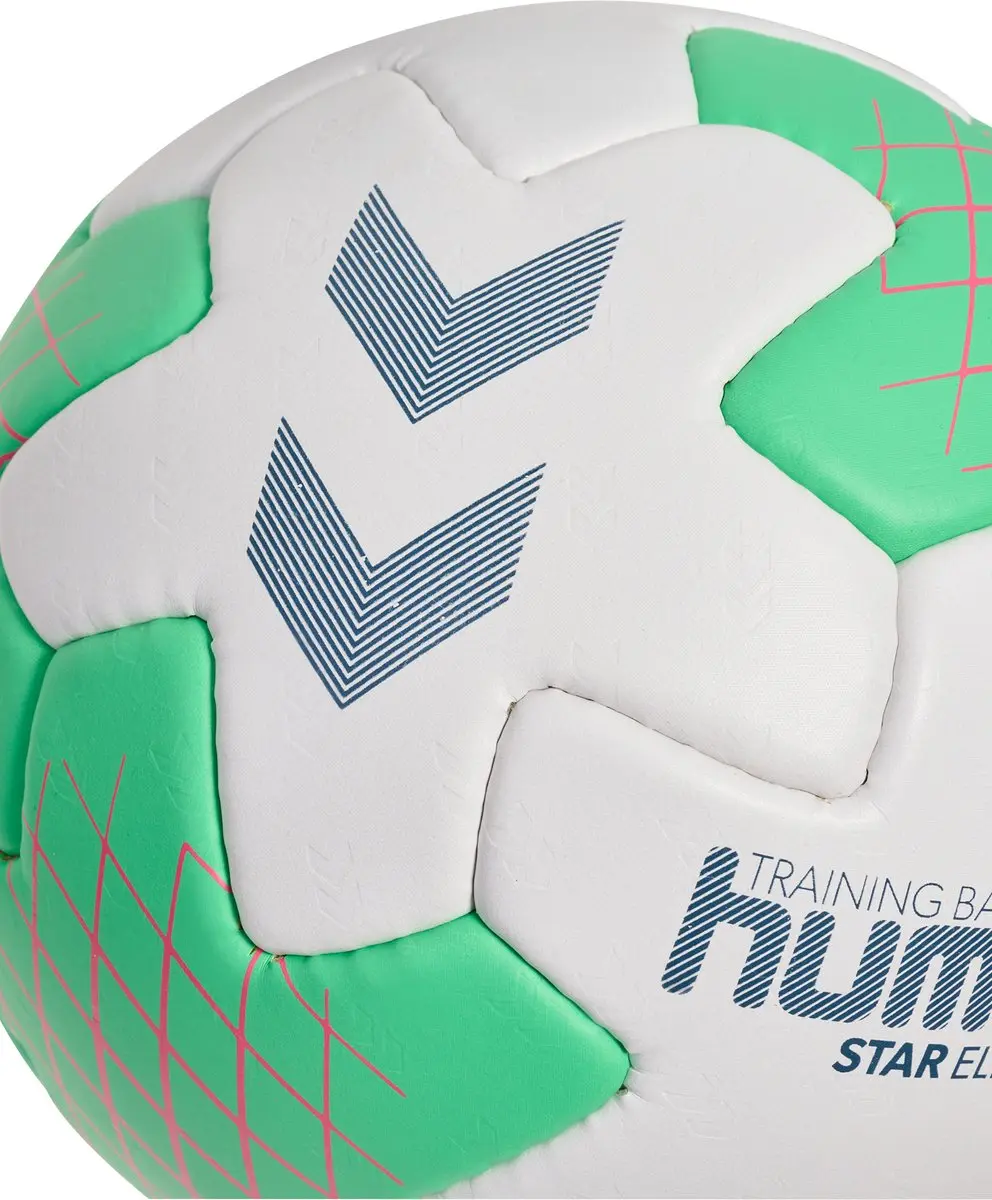 Hummel Hmlstar Elite HB 229170 Handbal - Off White/Green/Red - Maat 2