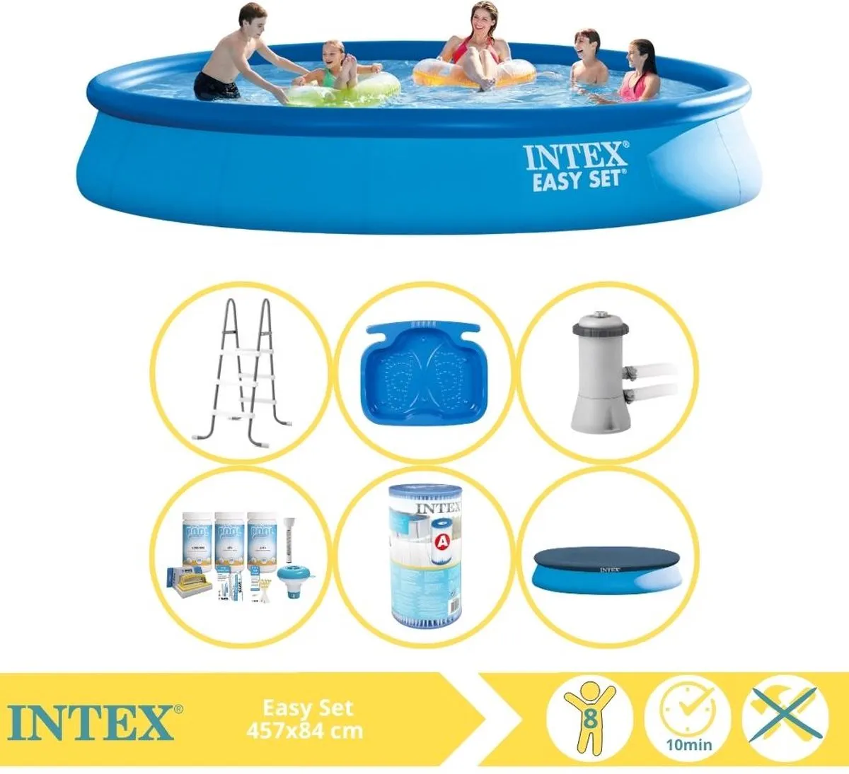 Intex Easy Set Zwembad 457x84cm