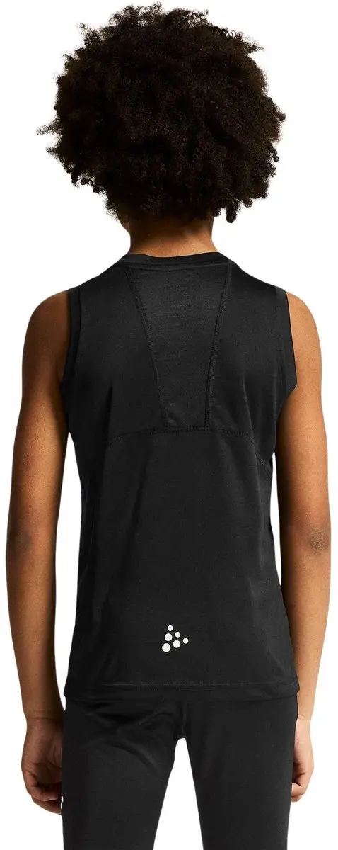 Craft Rush 2.0 Singlet Junior 122 - Zwart