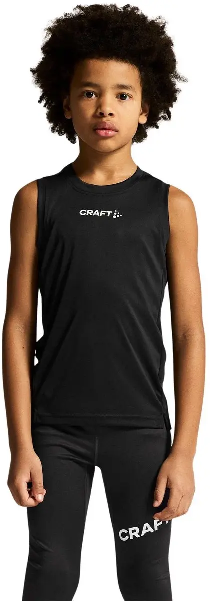 Craft Rush 2.0 Singlet Junior 122 - Zwart