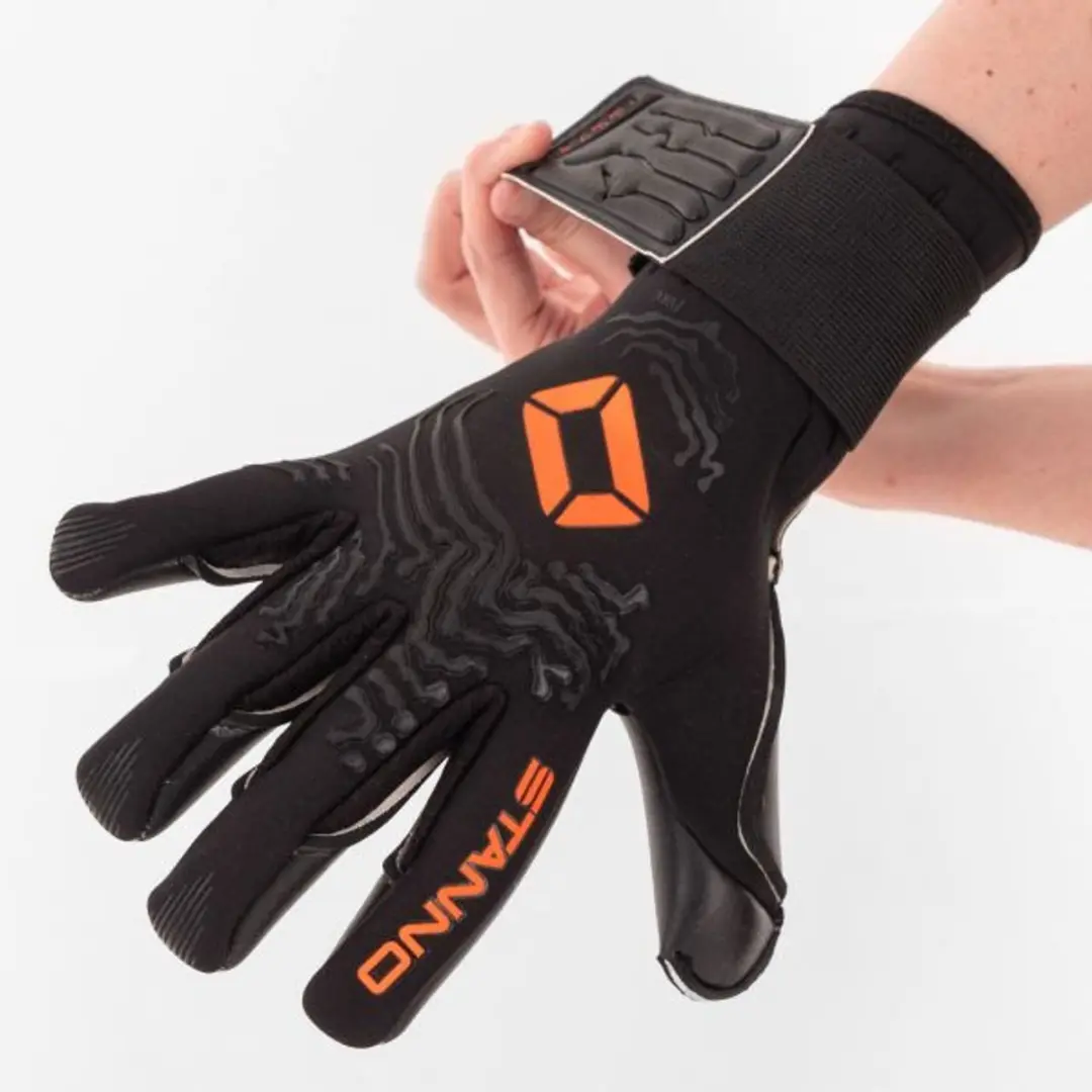 Stanno Fury Keepershandschoenen Maat 9.5 - Zwart/ Oranje