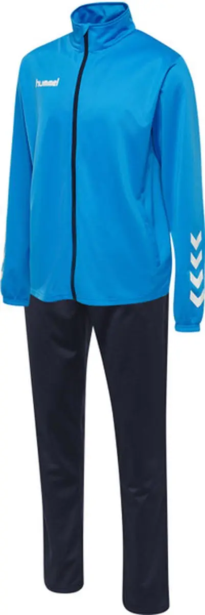 Hummel Promo Poly Suit Trainingspak - Blauw - afbeelding 6 van 6