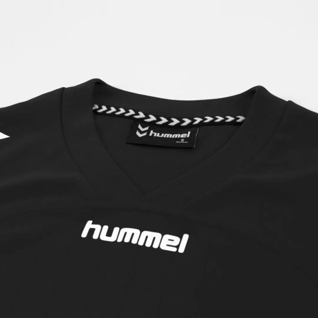 Hummel Fyn Shirt Dames Korte Mouw - Zwart/Wit L
