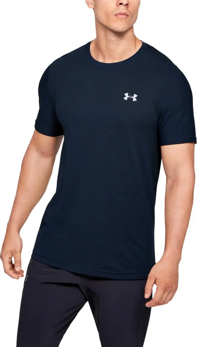 Under Armour Seamless SS Heren Sportshirt S - Academy